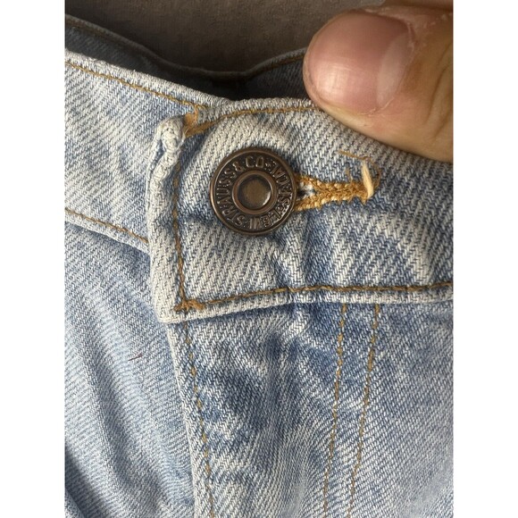 VTG Levis 550 Mens Light Wash Orange Tab Relaxed Fit Tapered Leg Jeans Sz 36x32 - Picture 3 of 7